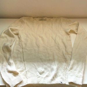 Abercrombie Kids white sweater L